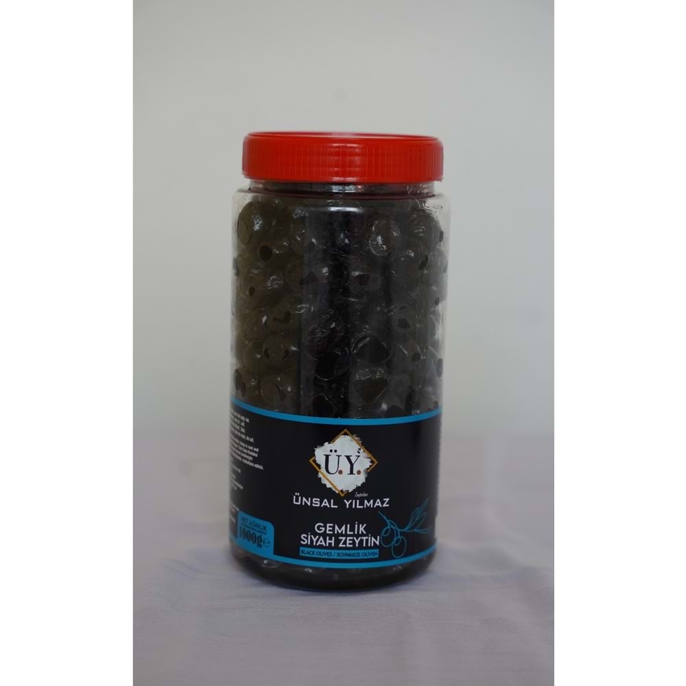 YAĞLI SELE GEMLİK SİYAH ZEYTİN 381/410 CAL Ü.Y 1 KG