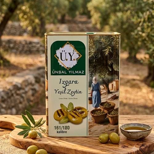 YEŞİL ZEYTİN IZGARA 101/120 CAL 9 KG Ü.Y. TNK