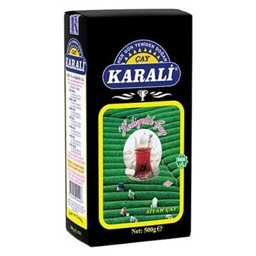 KARALİ HEDİYELİK SİYAH ÇAY 500 GR