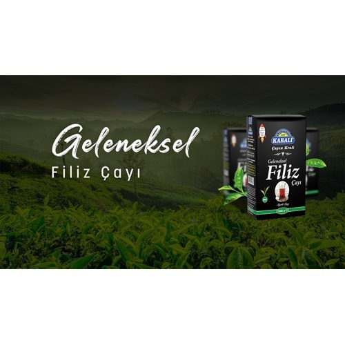 KARALİ GELENEKSEL FİLİZ ÇAY 1000 GR
