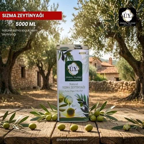 NATUREL SIZMA ZEYTİN YAĞI KOLİ 4 X 5L