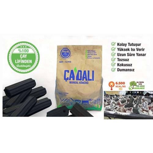 ÇAYDALI MANGAL KÖMÜRÜ 1,5 KG