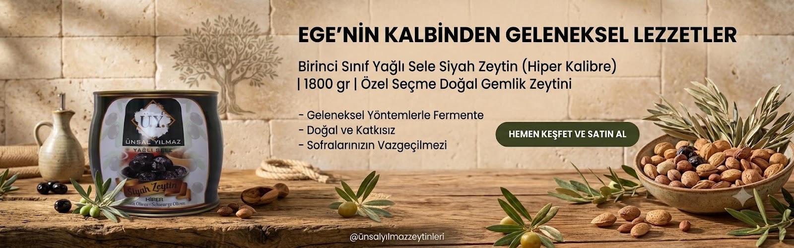 yağlı sele zeytin 1800 gr