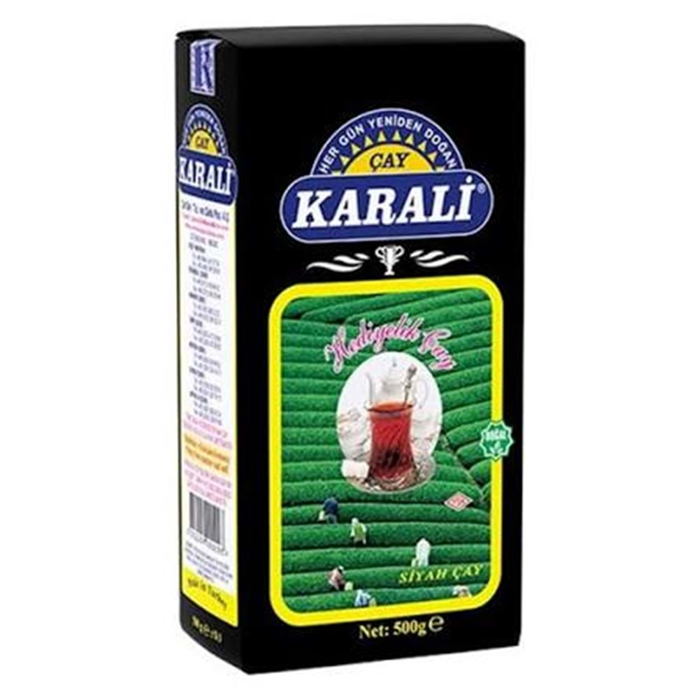 KARALİ HEDİYELİK SİYAH ÇAY 500 GR